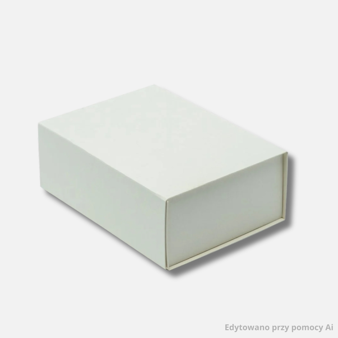 Pudełko magnetyczne prezentowe Kość Słoniowa 350x250x100mm Ivory A4 zamknięte