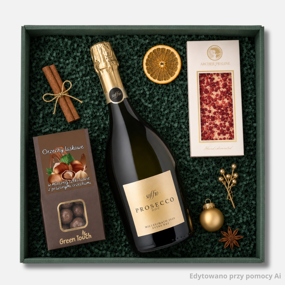 Zestaw prezentowy dla firm VERDE Classic z Prosecco Soffio 2