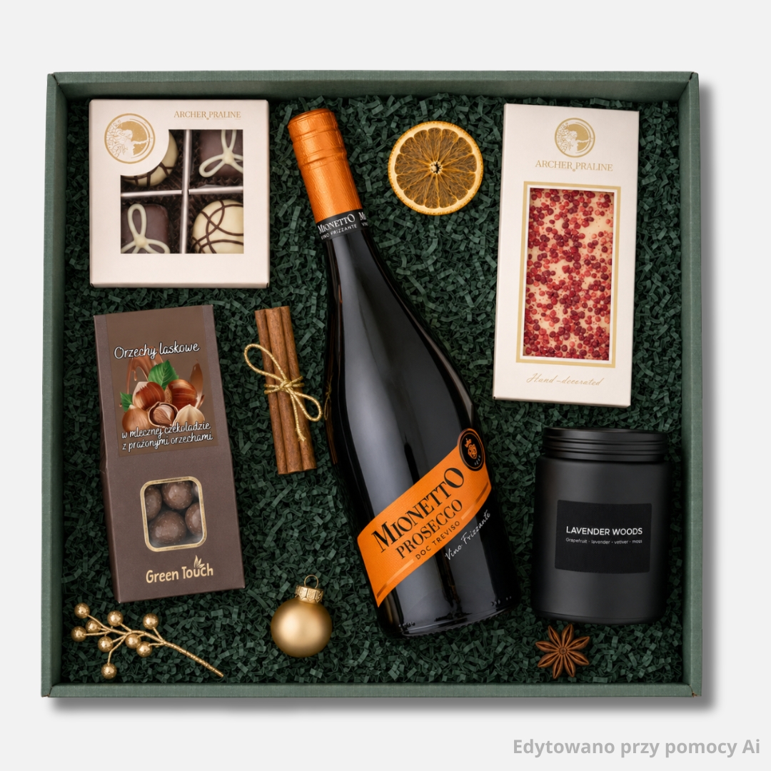 Zestaw prezentowy dla firm VERDE Select z Mionetto Prosecco 2